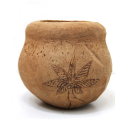 Wazon dekoracyjny naturalny Kokos 18cm